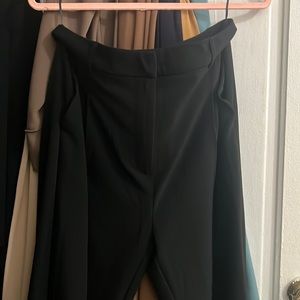 Fashion Nova wide leg black trousers